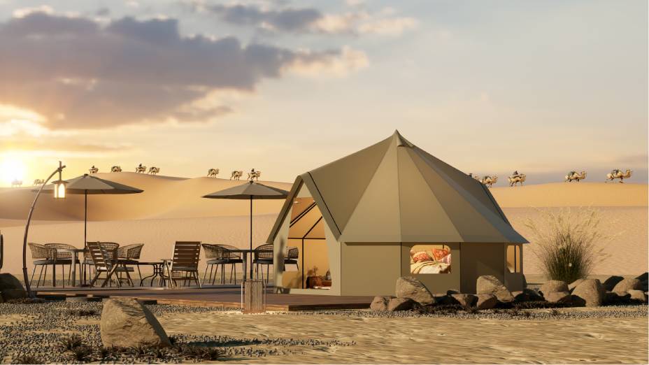 西双露营酒店帐篷厂家